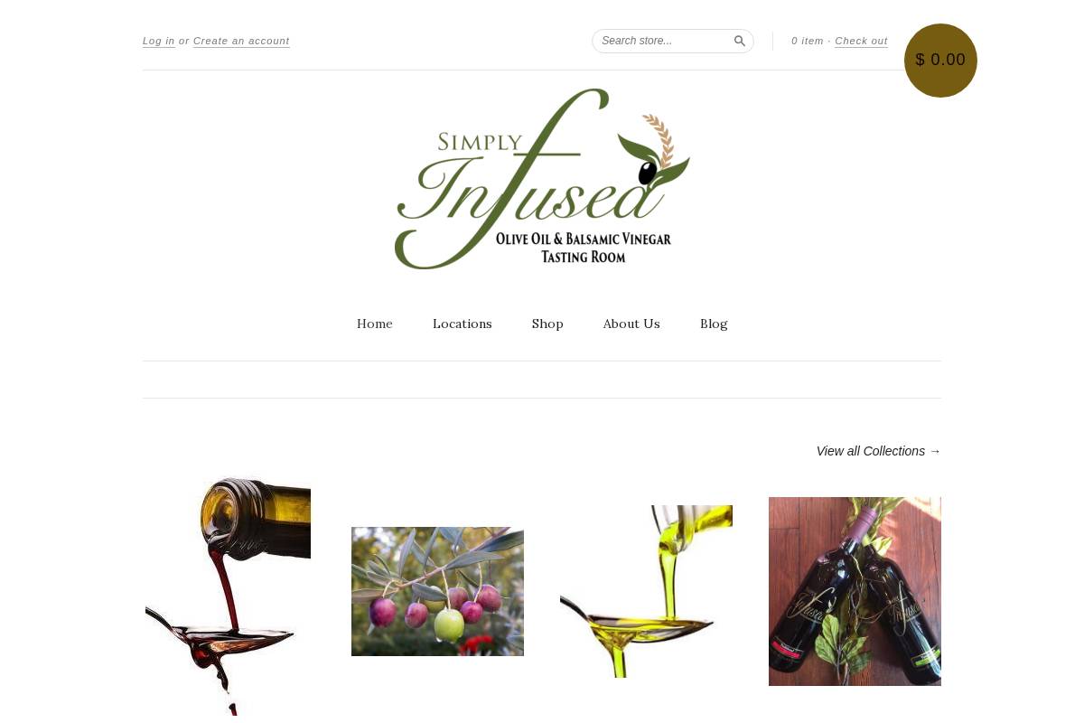 simply-infused.com homepage screenshot