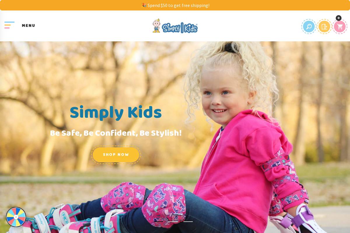 simply-kids.net homepage screenshot