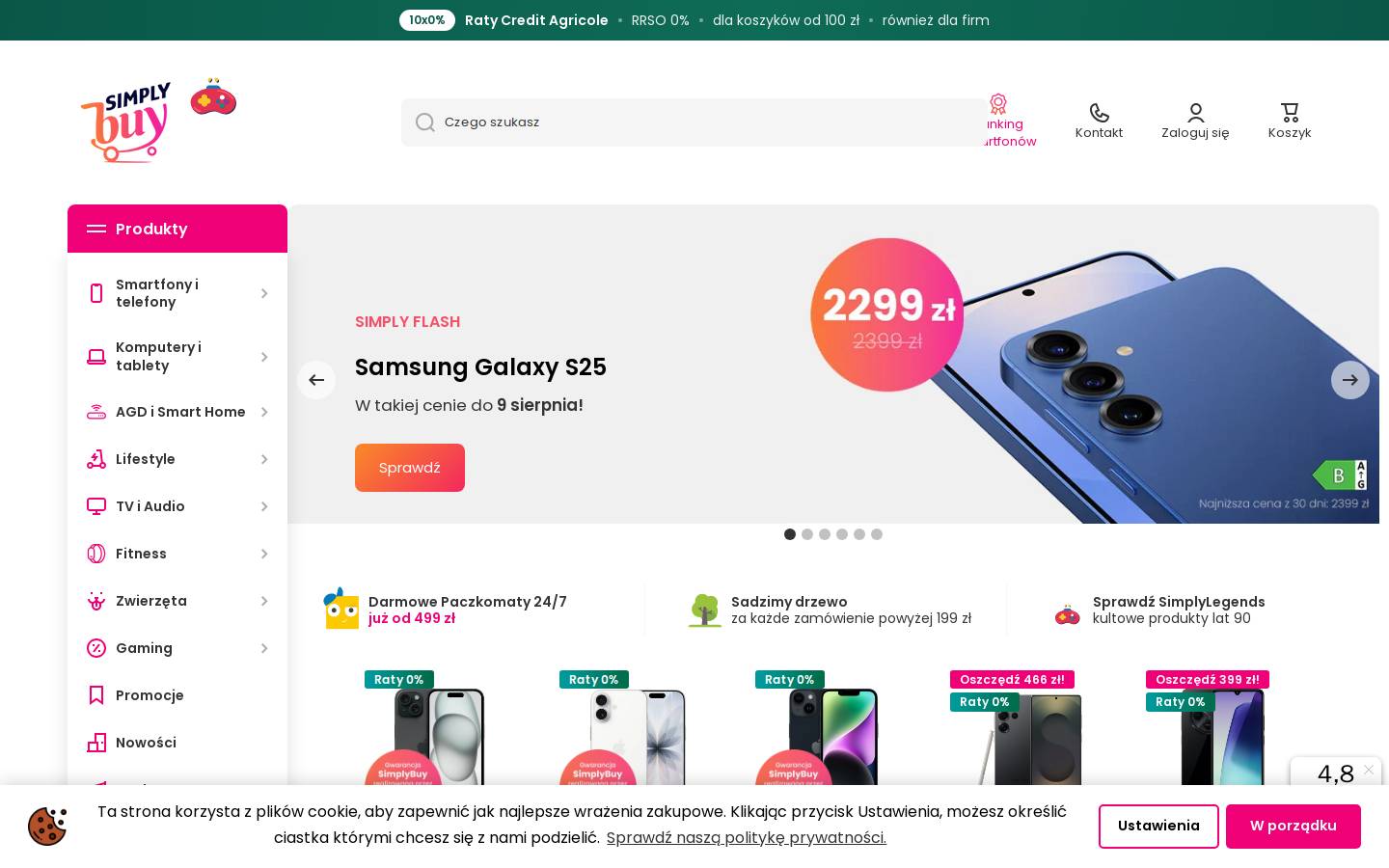 simplybuy.pl homepage screenshot