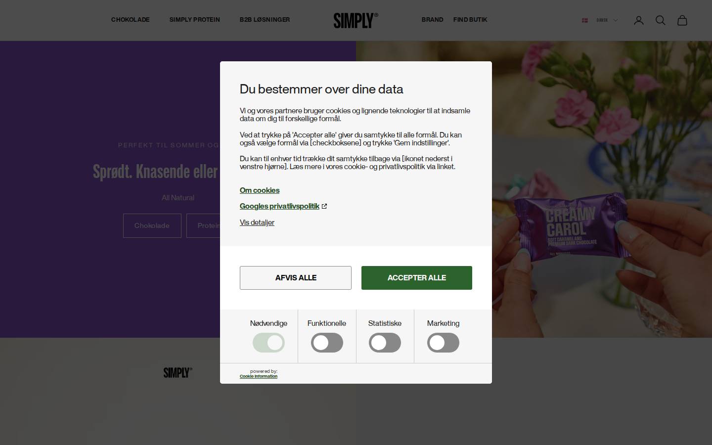 Simply® homepage screenshot