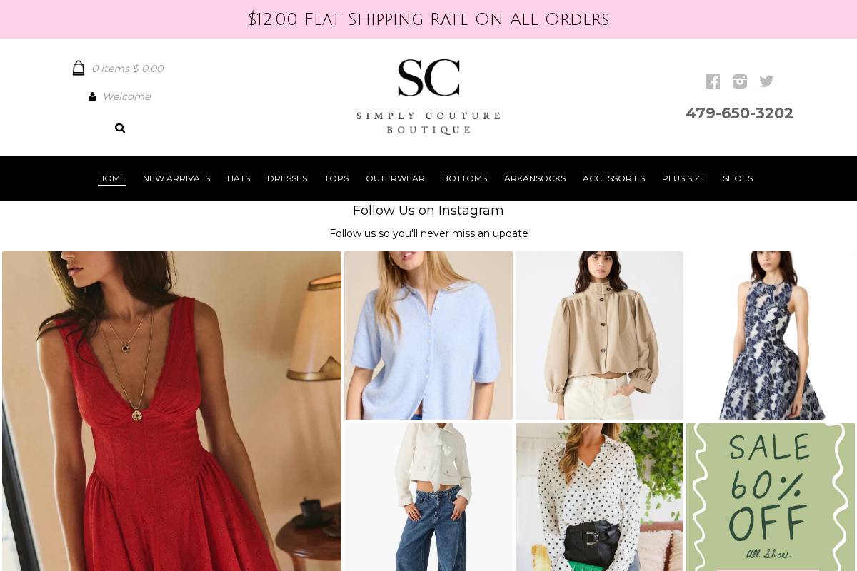 simplycouturefs.com homepage screenshot