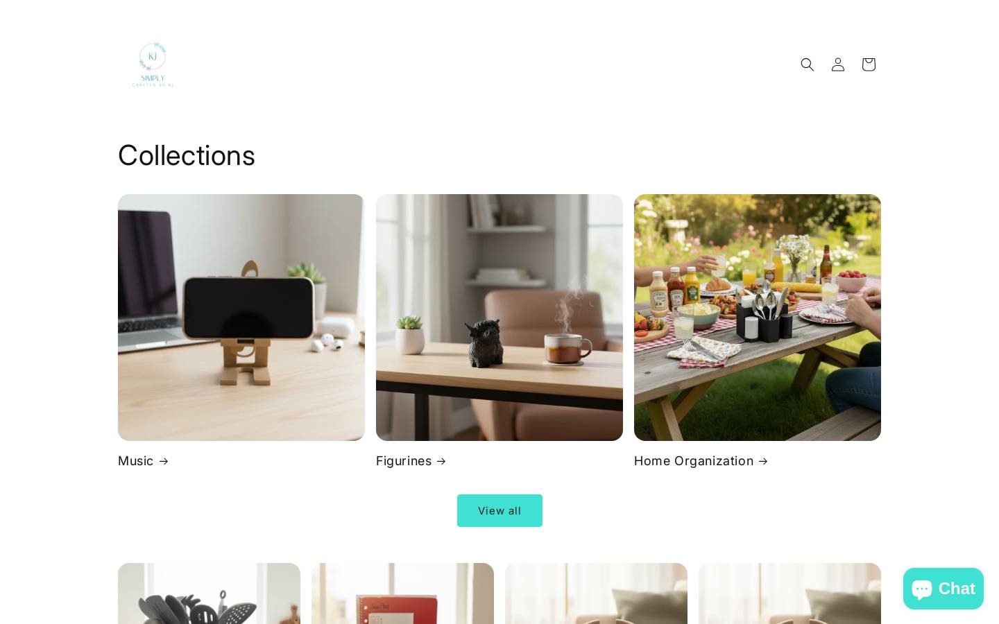 simplycraftedbykj.shop homepage screenshot