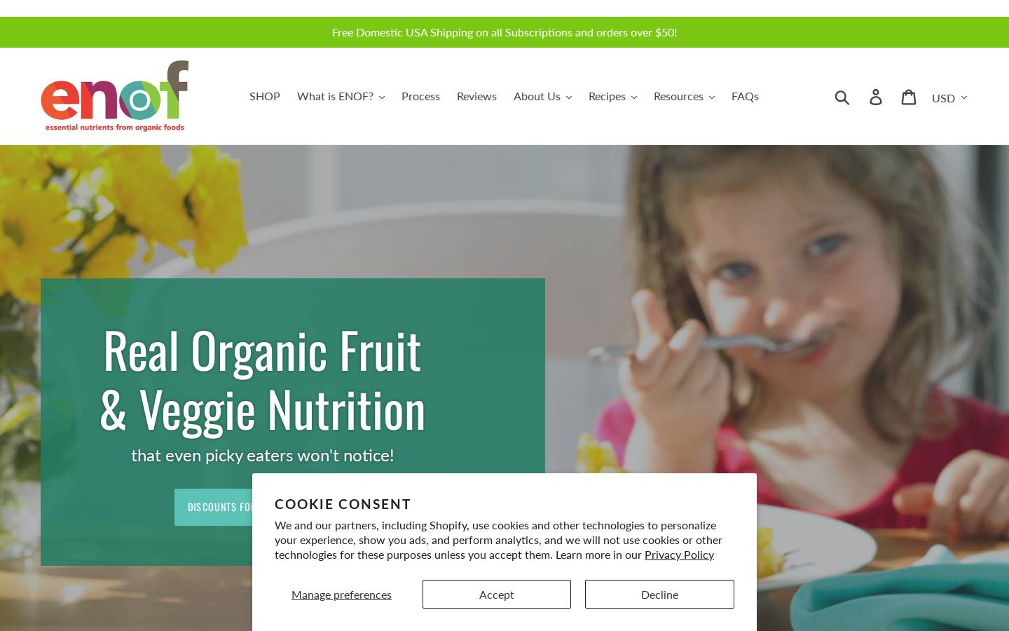 simplyenof.com homepage screenshot