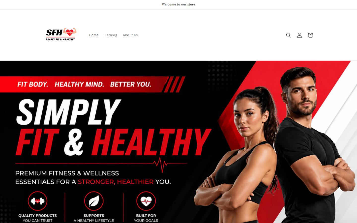simplyfitandhealthy.com homepage screenshot