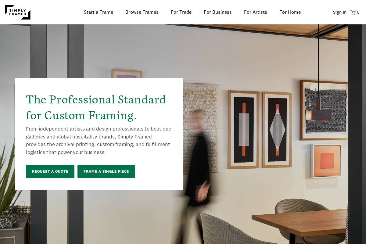 Searchport homepage screenshot