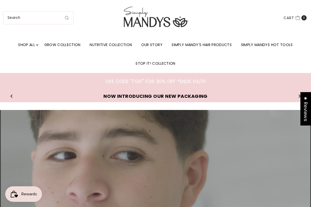 simplymandys.net homepage screenshot