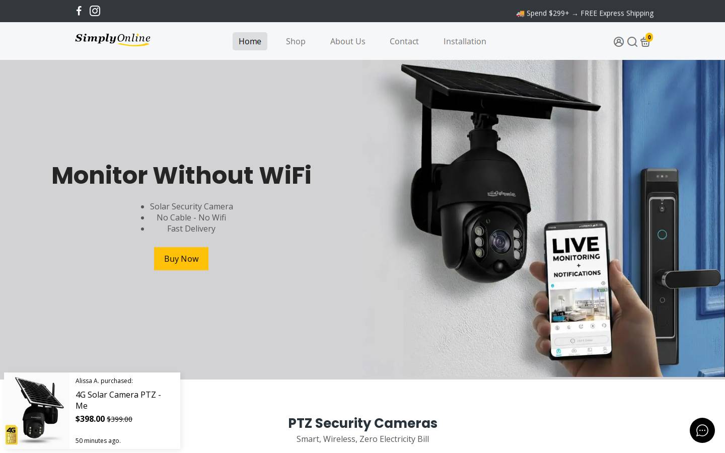 Simplyonline homepage screenshot