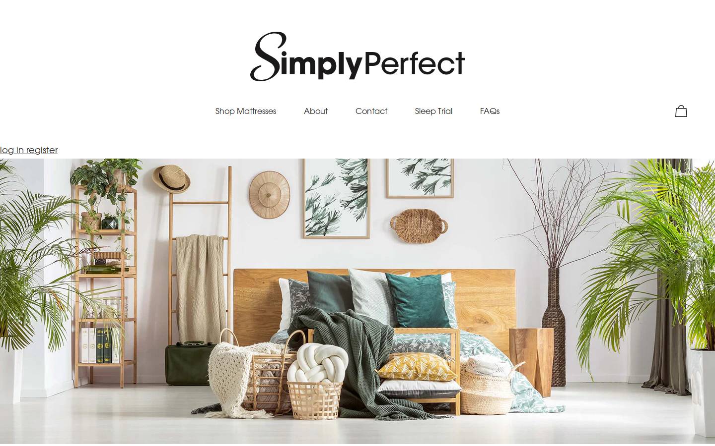 simplyperfectmattress.ca homepage screenshot