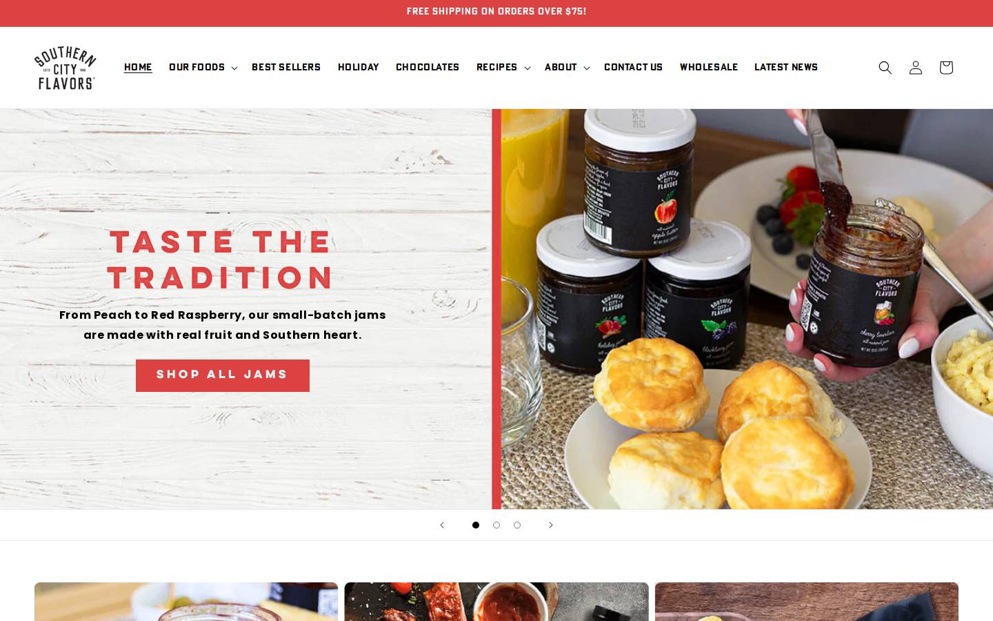 simplysimplegourmet.com homepage screenshot