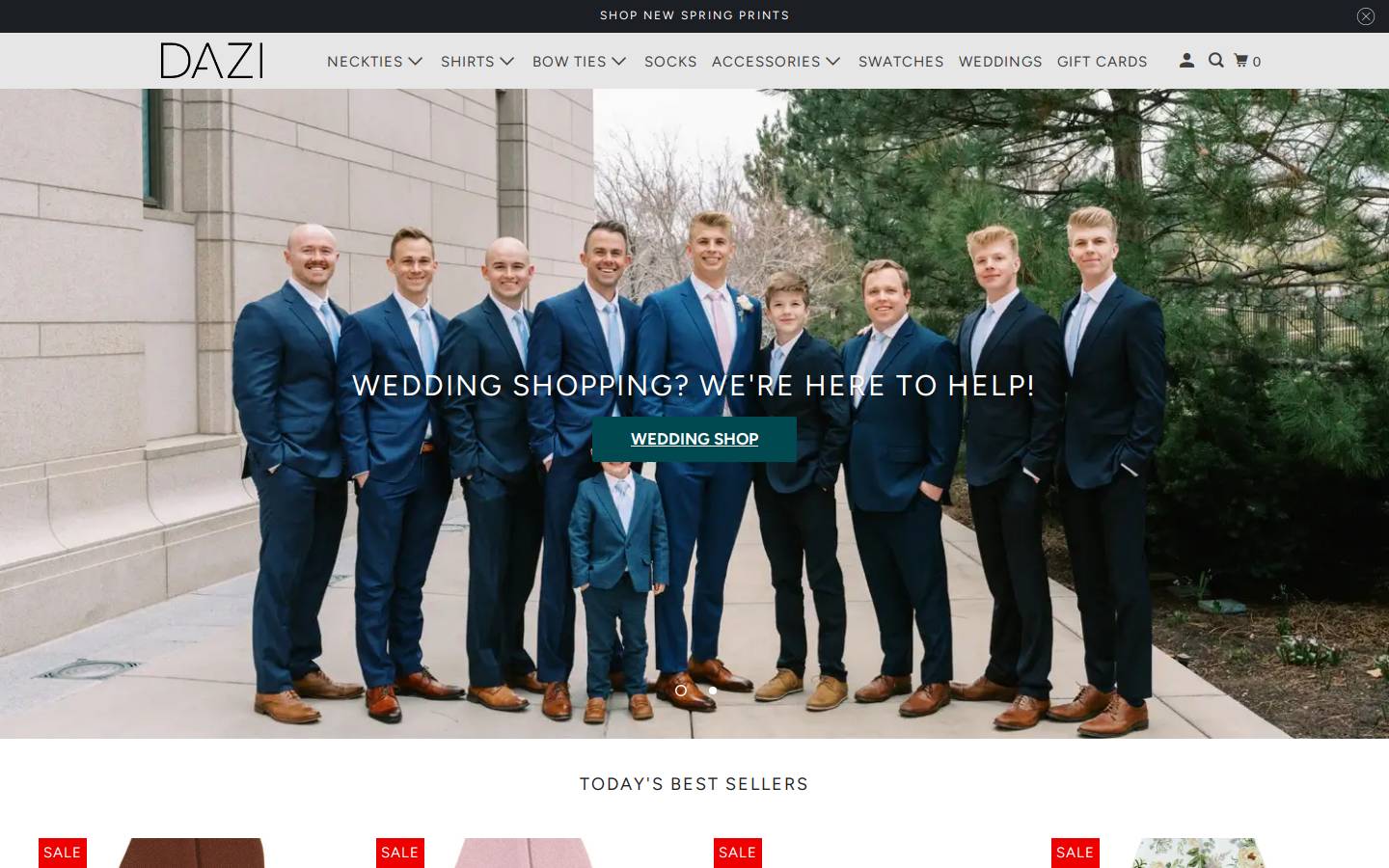 simplyskinnyties.com homepage screenshot