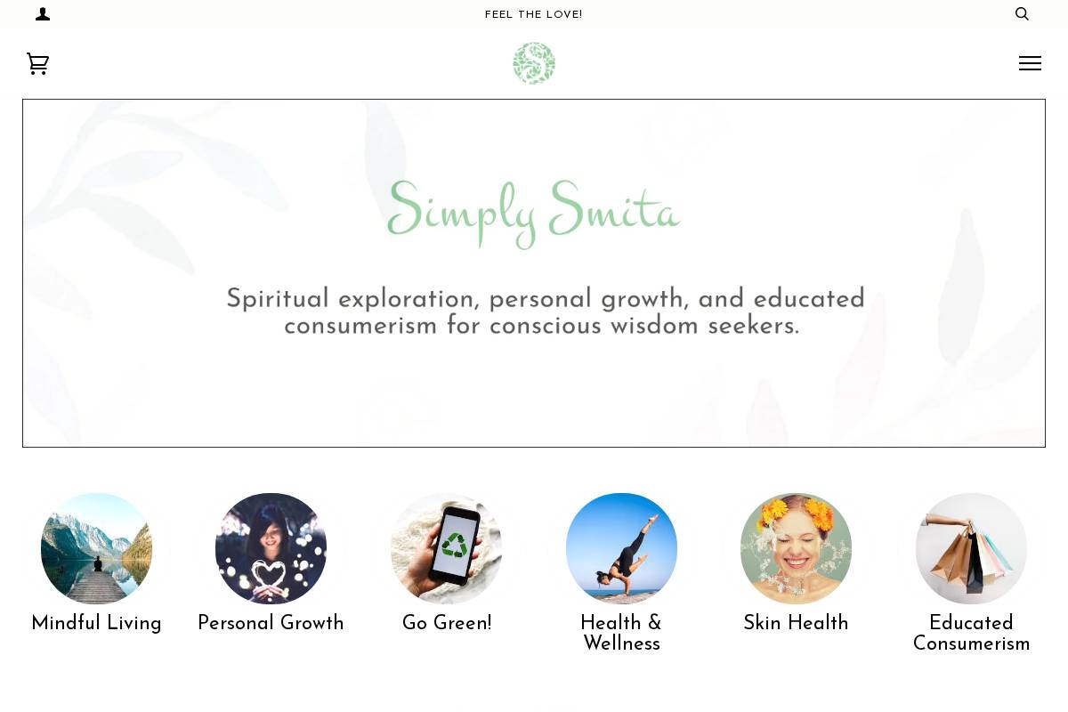 simplysmita.com homepage screenshot