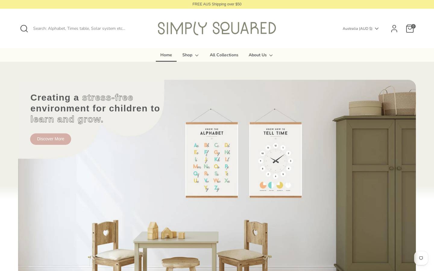 simplysquared.com.au homepage screenshot