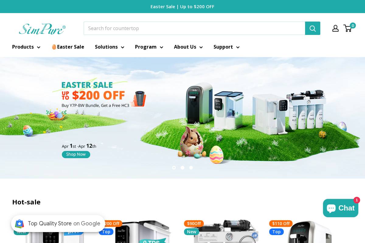 simpurelife.com homepage screenshot