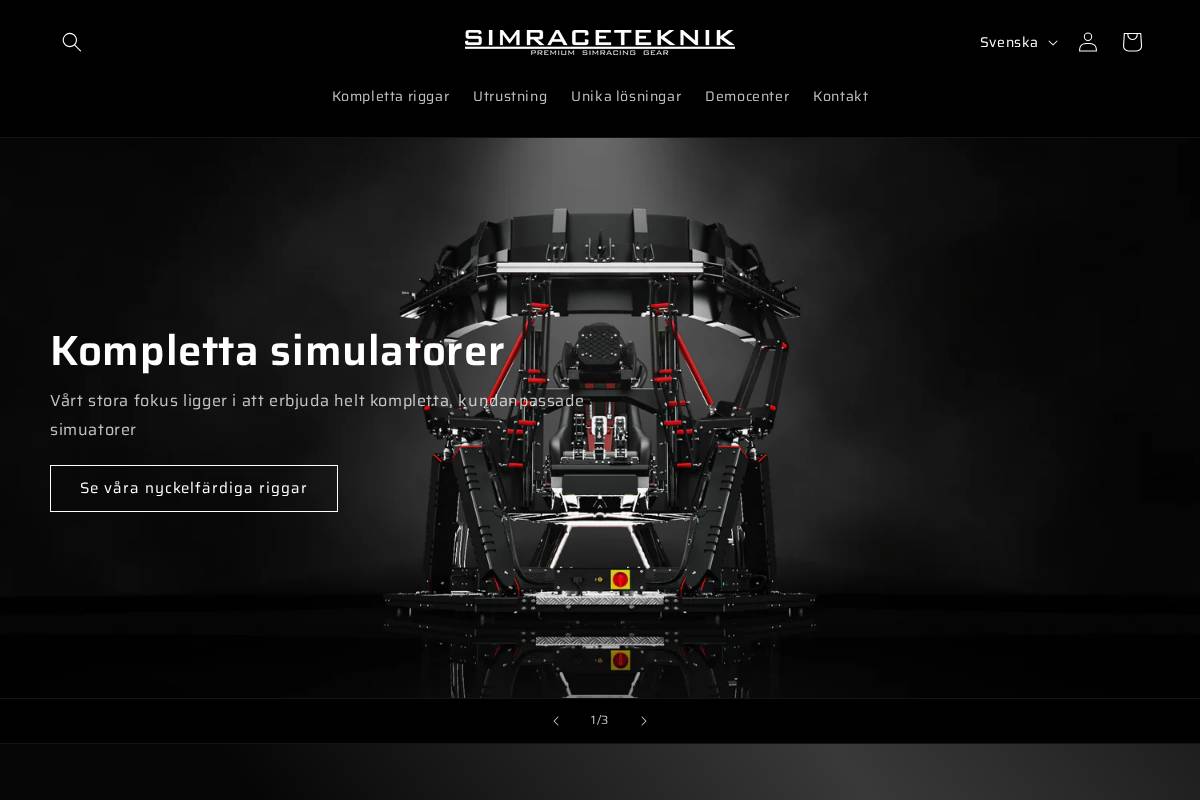 simraceteknik.com homepage screenshot