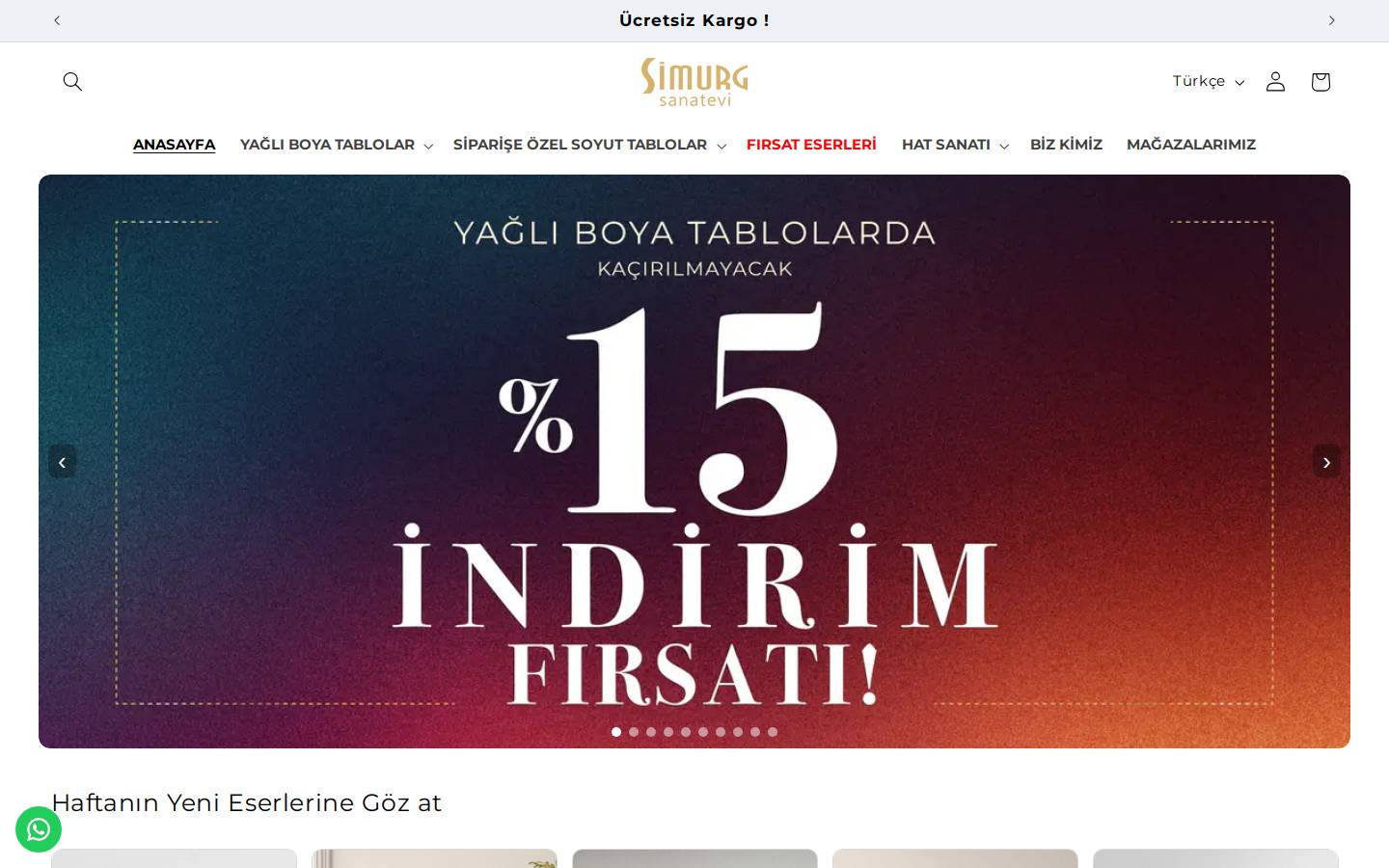 simurgsanatevi.com homepage screenshot