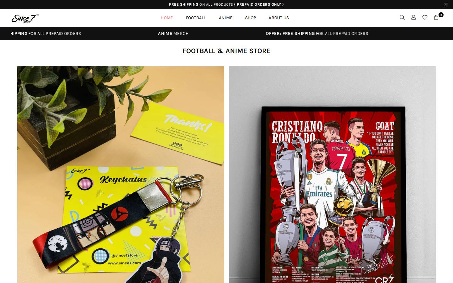 since7.com homepage screenshot