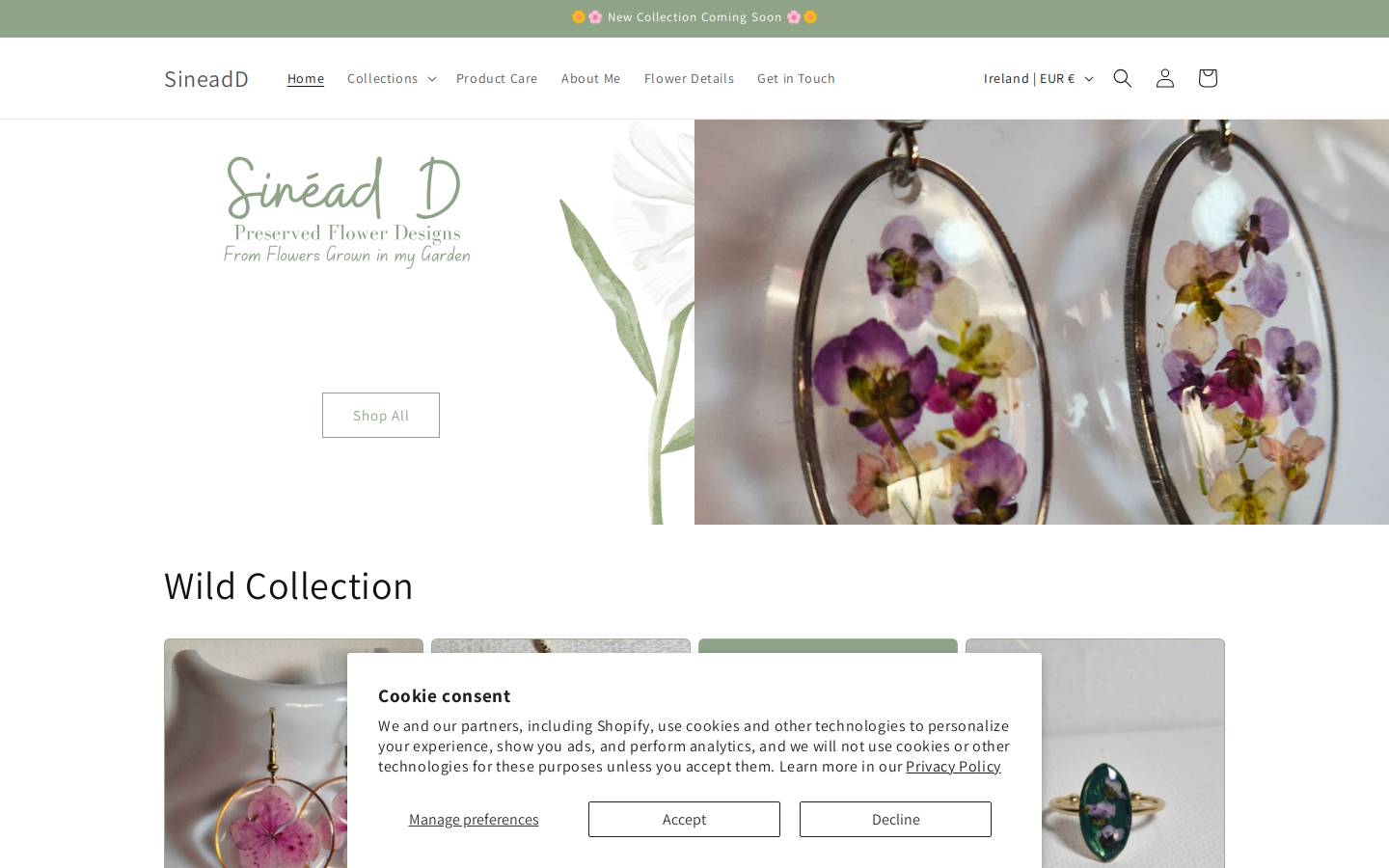 sineadd.com homepage screenshot