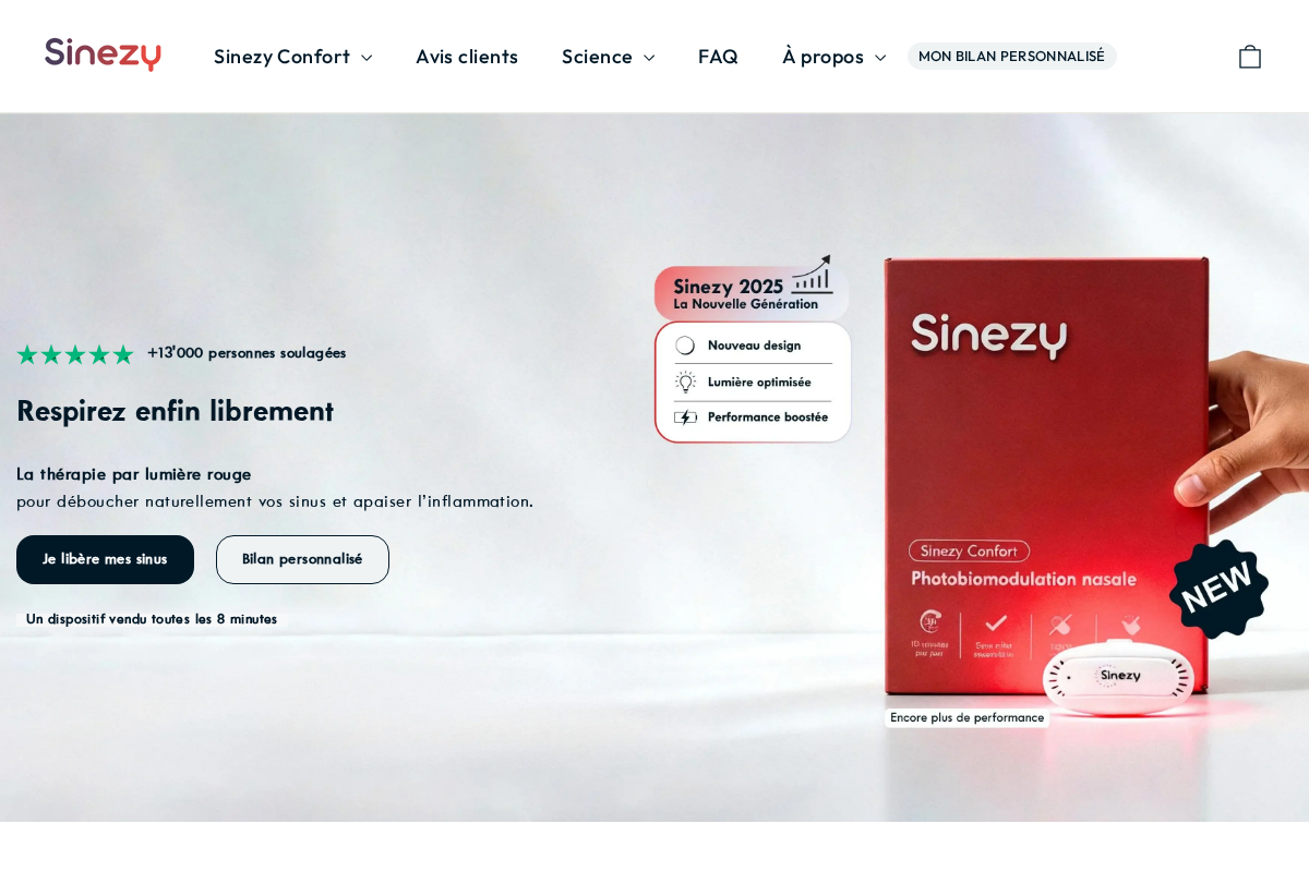 Sinezy homepage screenshot