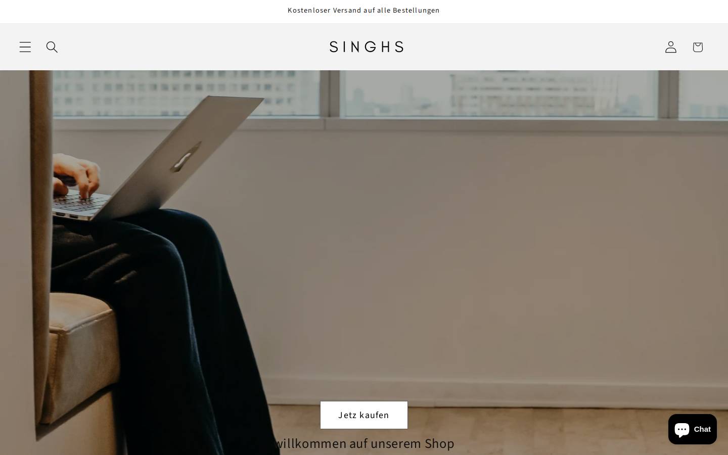singhs.shop homepage screenshot