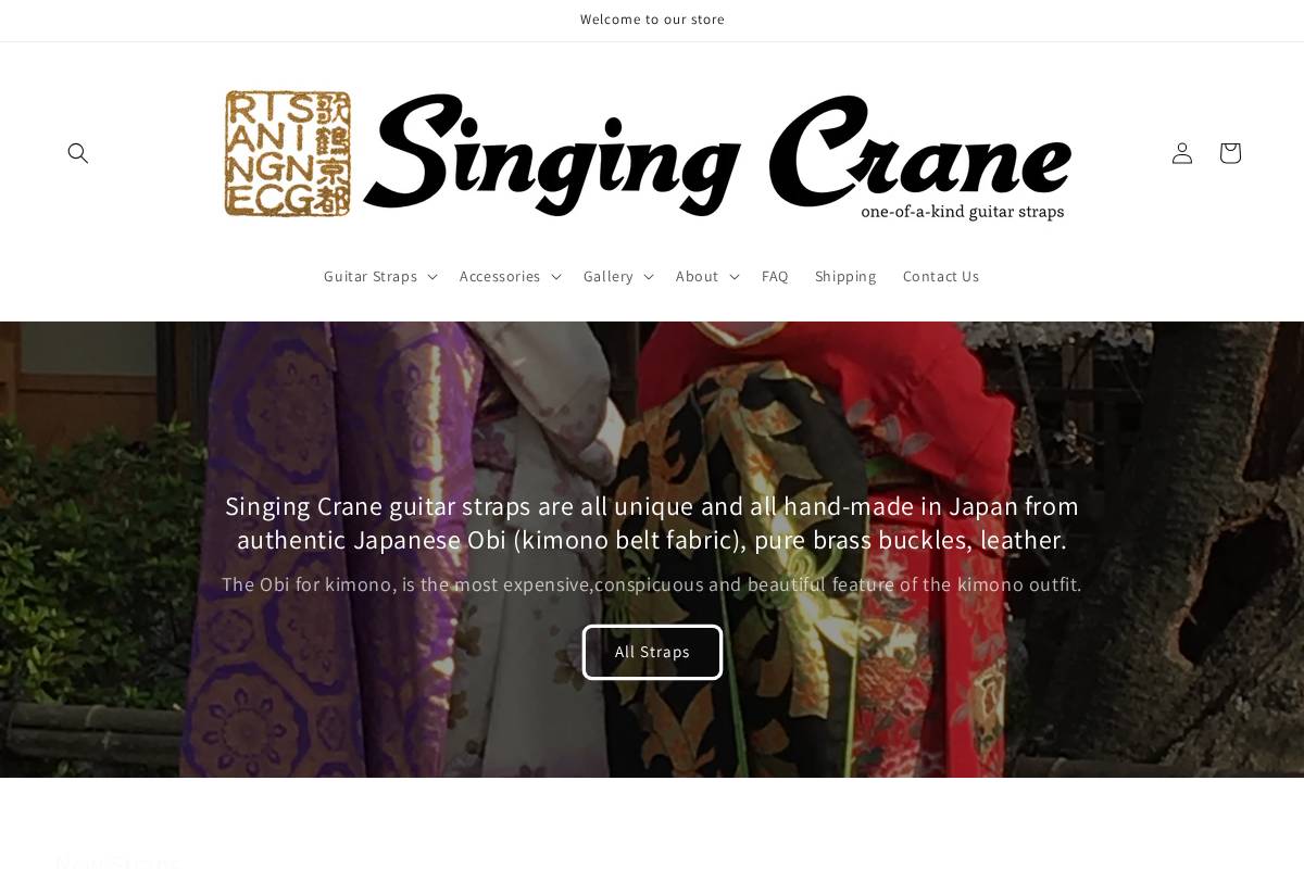 singingcrane.net homepage screenshot