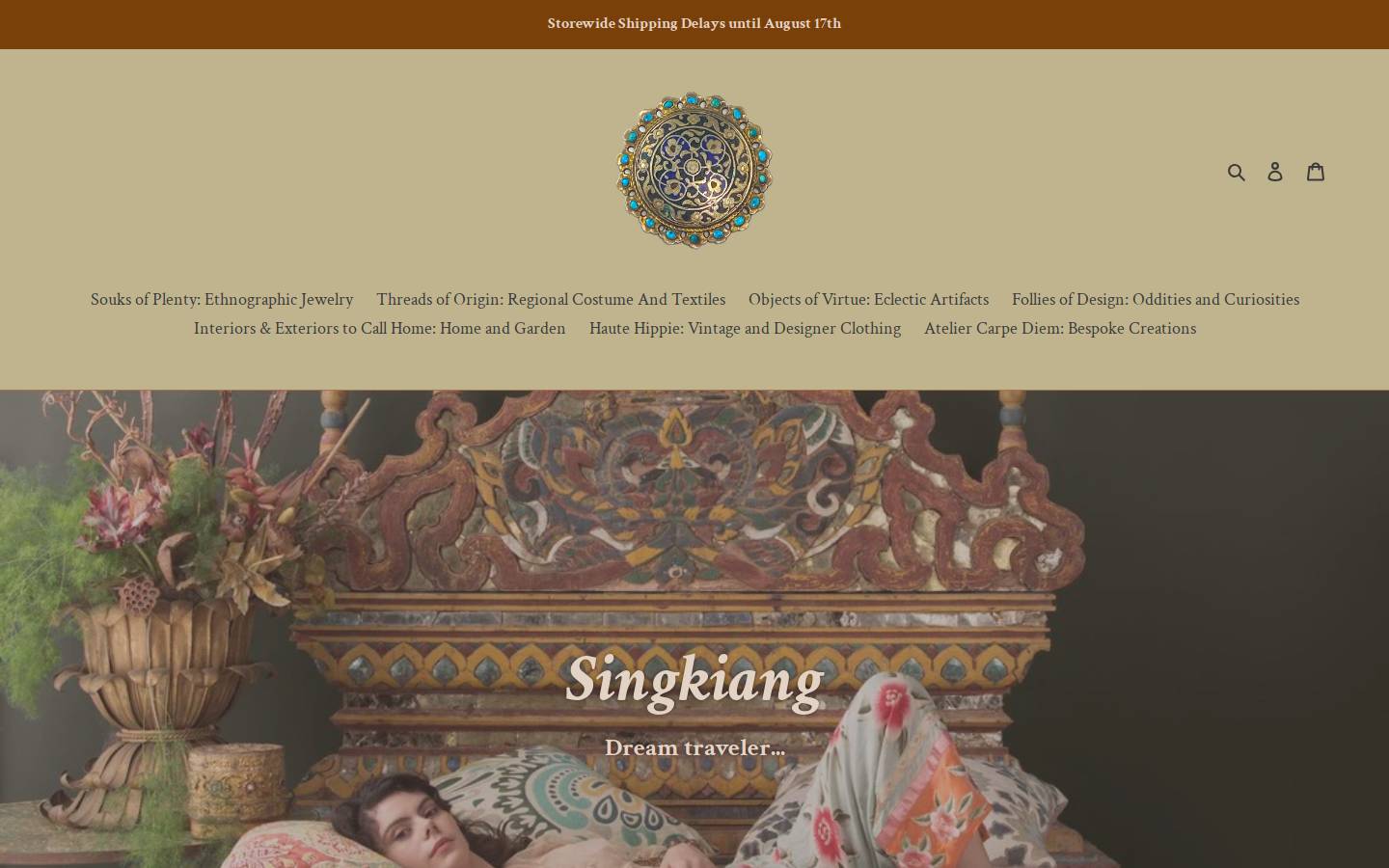 singkiang.shop homepage screenshot