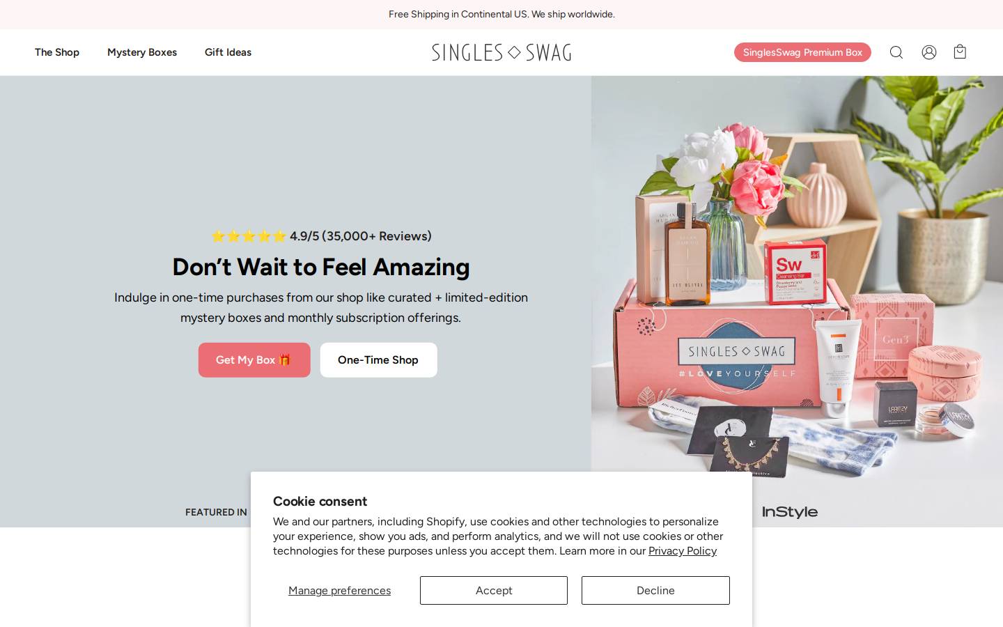 SinglesSw homepage screenshot