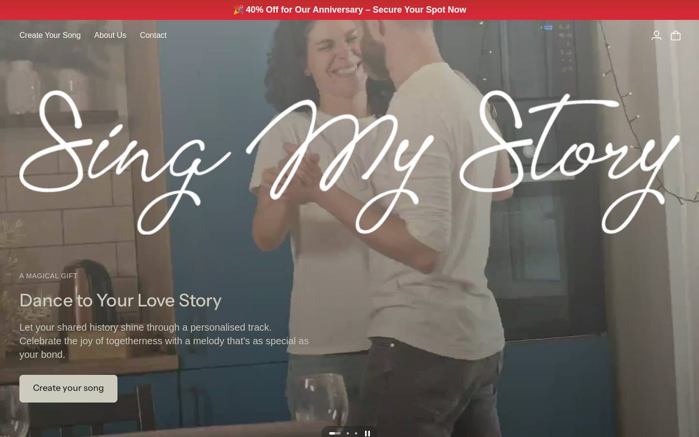 singmystories.com homepage screenshot