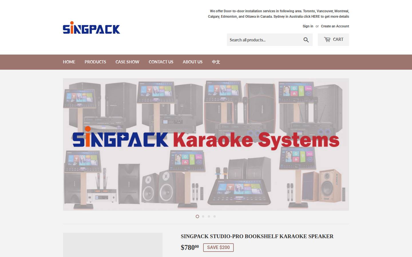 singpack.club homepage screenshot