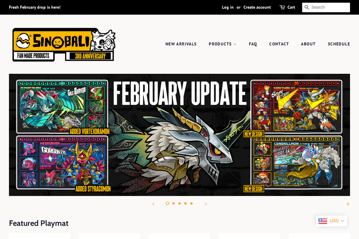 sinobali homepage screenshot