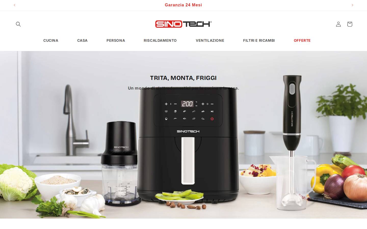 sinotech.it homepage screenshot