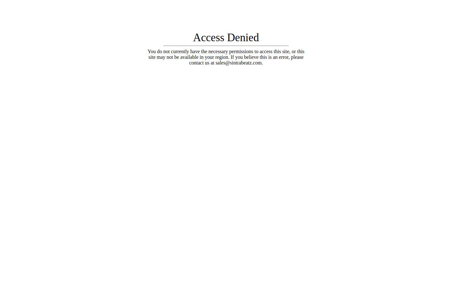 sintrabeatz.com homepage screenshot