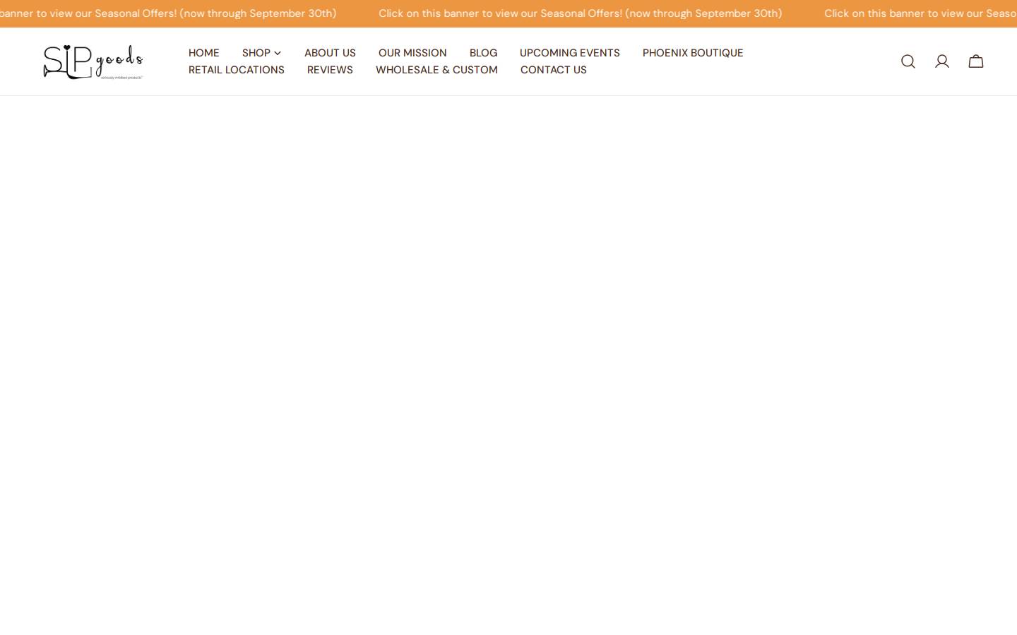 sipgoods.com homepage screenshot
