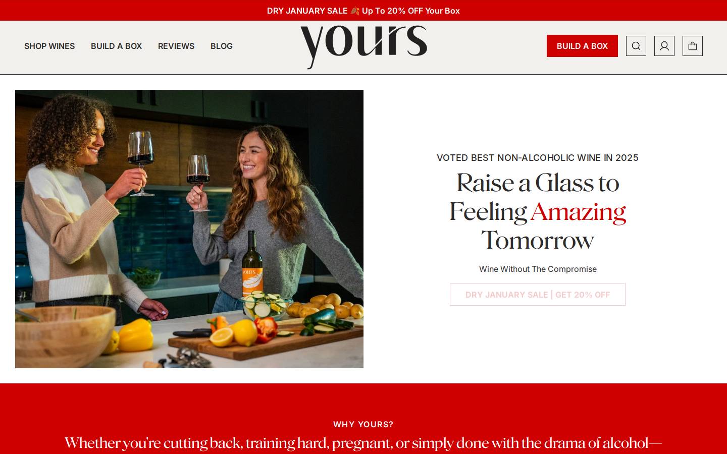 sipyours.com homepage screenshot