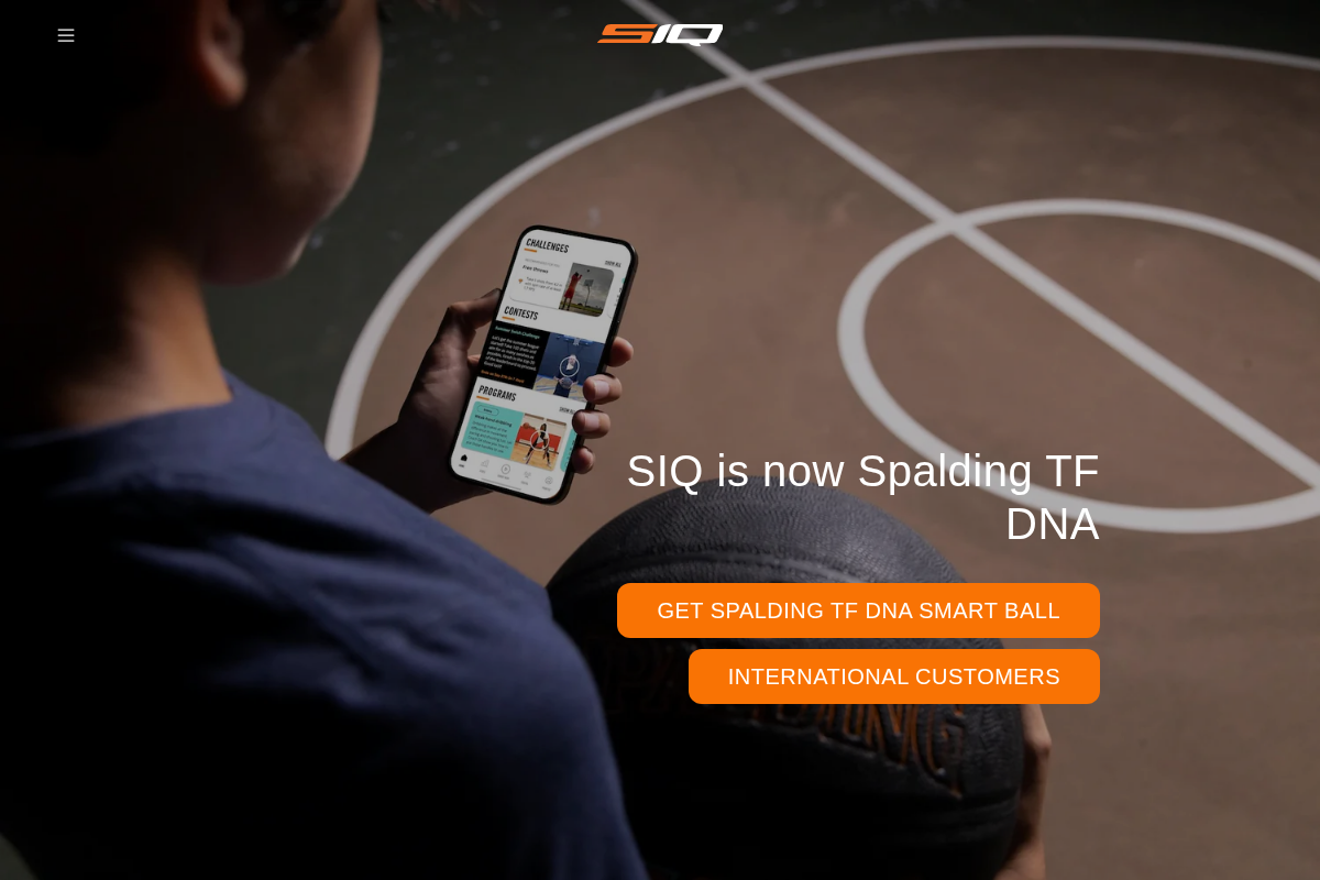 SIQ BASKETBALL homepage screenshot