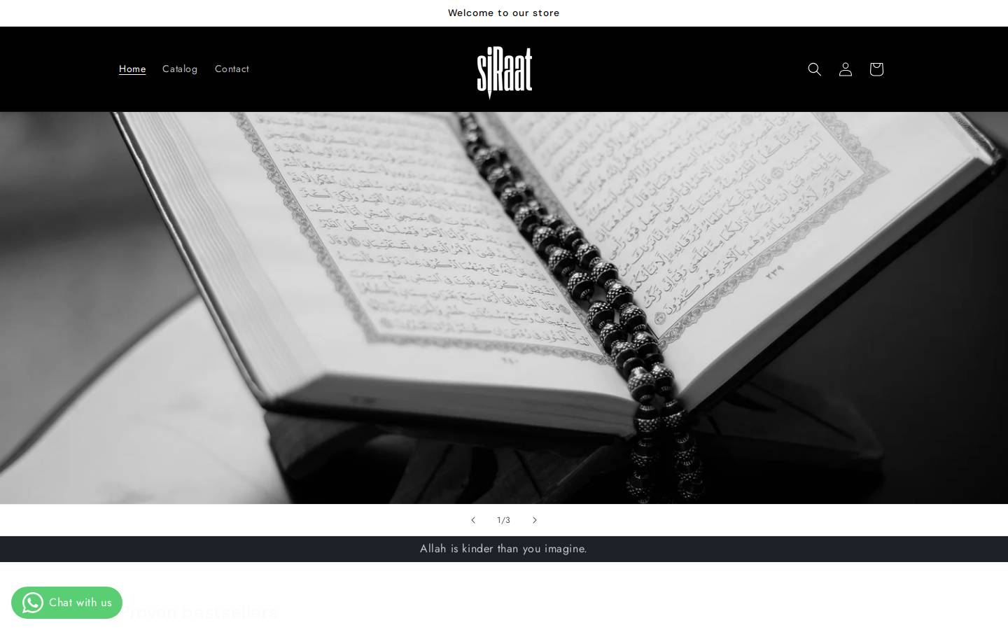 siraat.in homepage screenshot