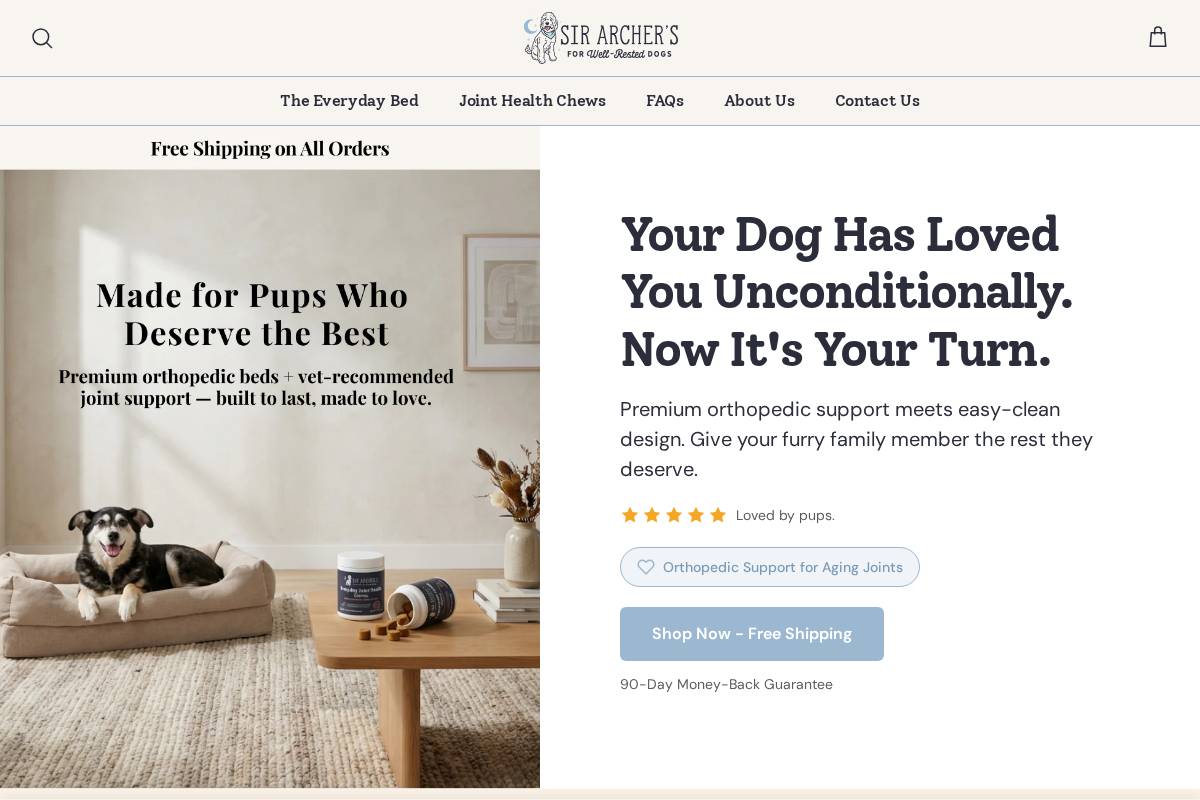 sirarchers.com homepage screenshot