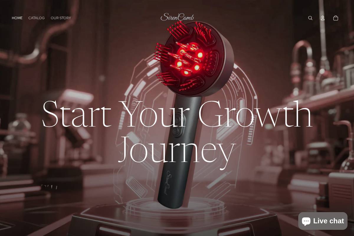 sirencomb.com homepage screenshot