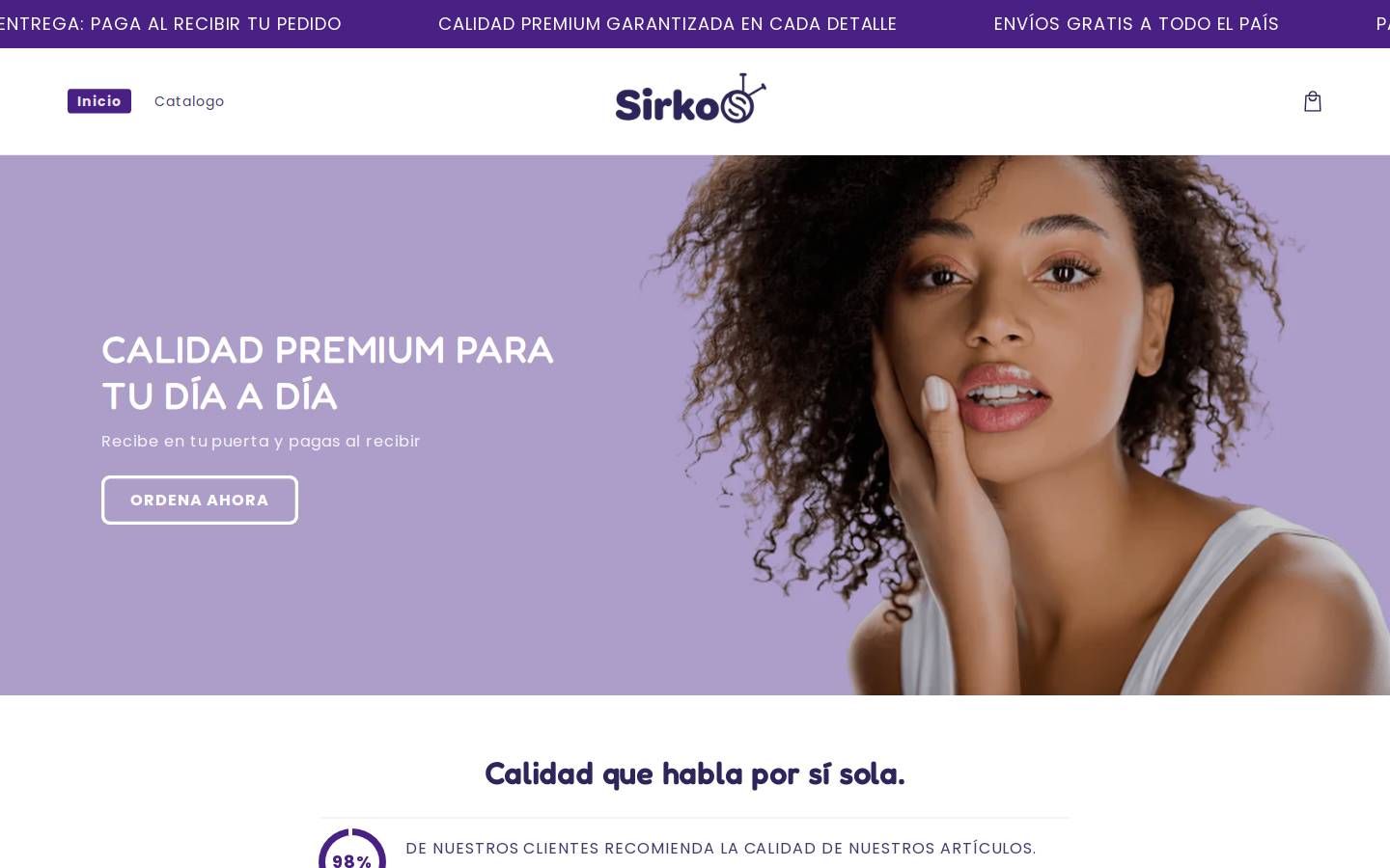 sirkord.com homepage screenshot