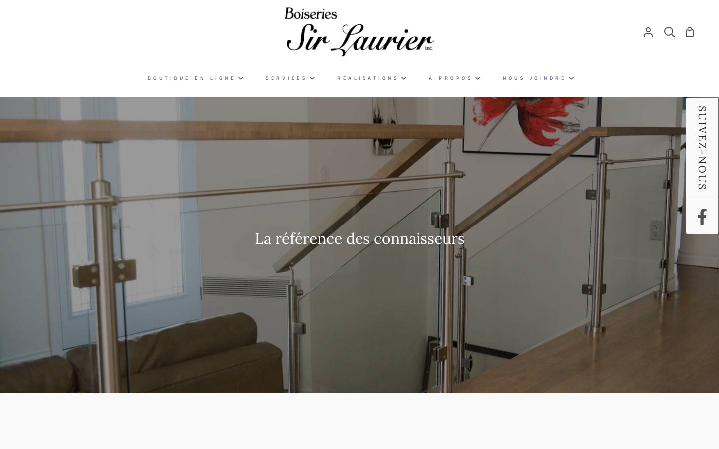 sirlaurier.com homepage screenshot