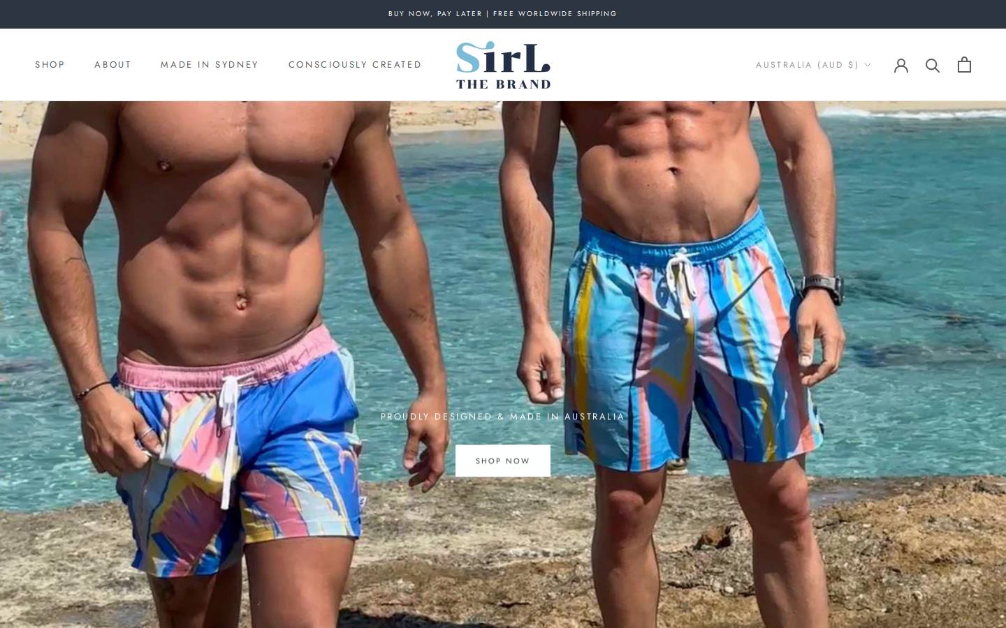 sirlthebrand.com.au homepage screenshot