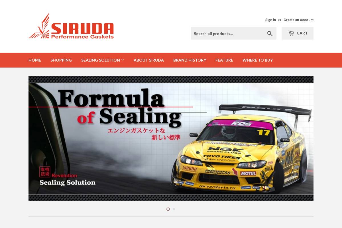 siruda.com.au homepage screenshot