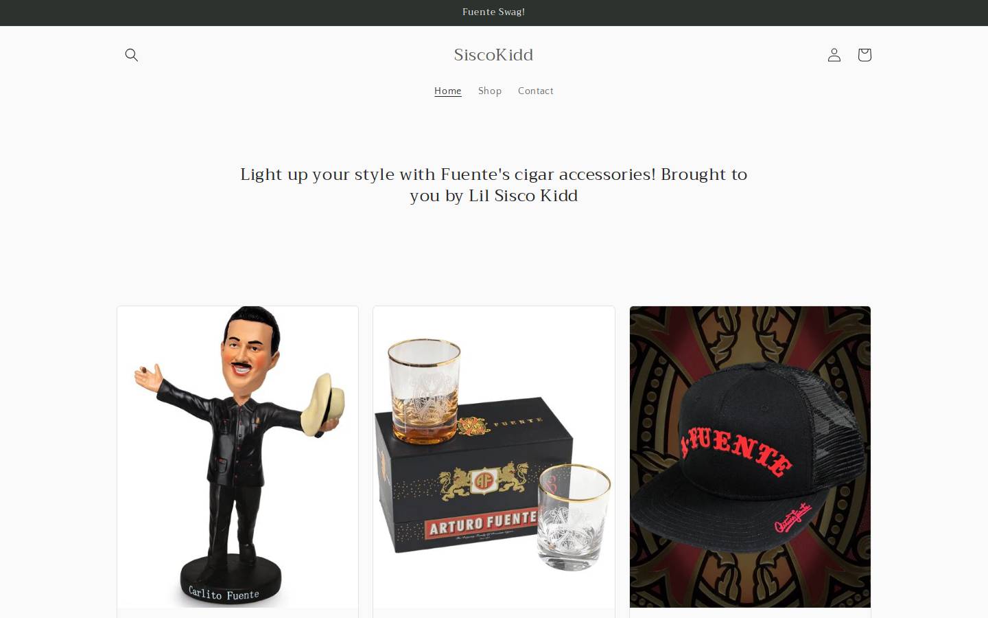 siscokidd.com homepage screenshot