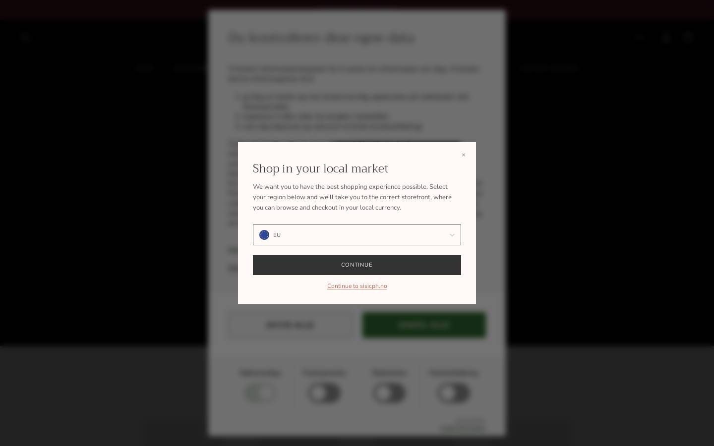 sisicph.no homepage screenshot