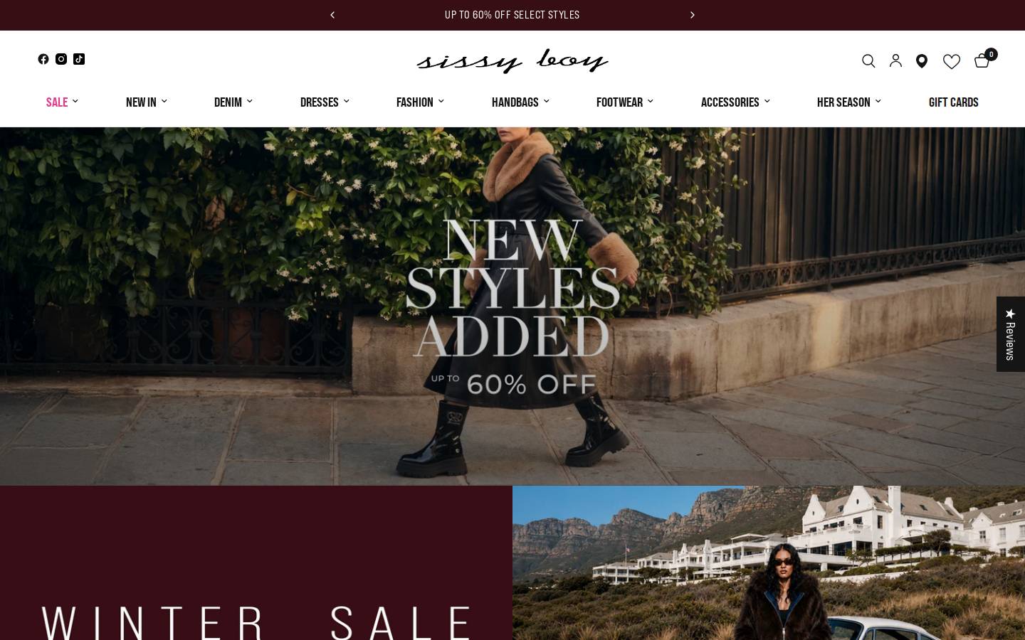 Sissyboyjeans homepage screenshot