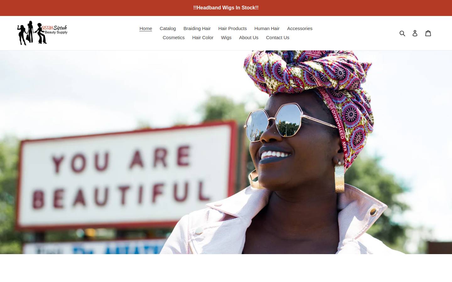 sistahsistah.com homepage screenshot