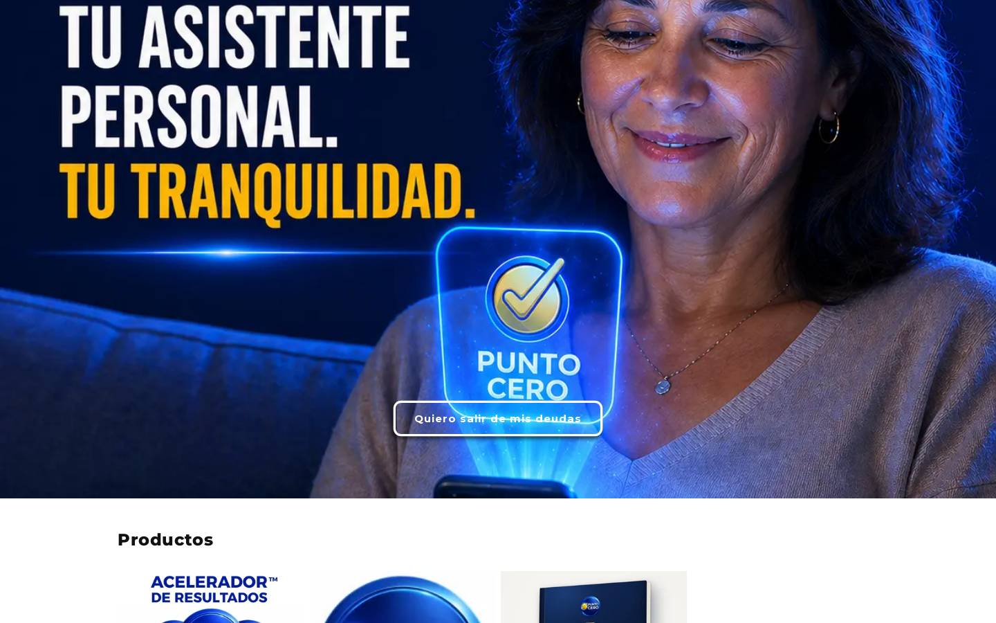 sistemapuntocero.com homepage screenshot
