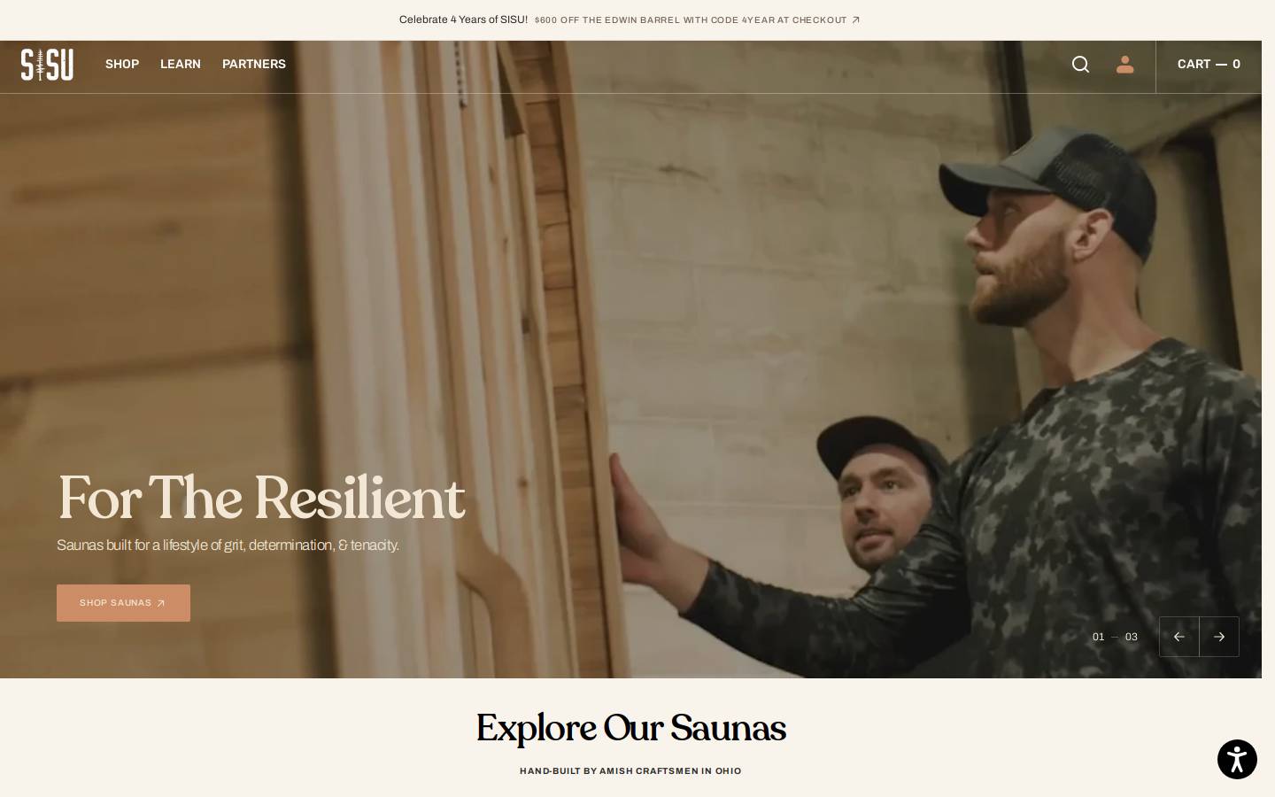 Sisulifestyle homepage screenshot