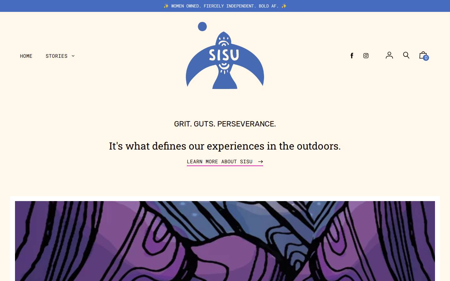 sisumagazine.com homepage screenshot