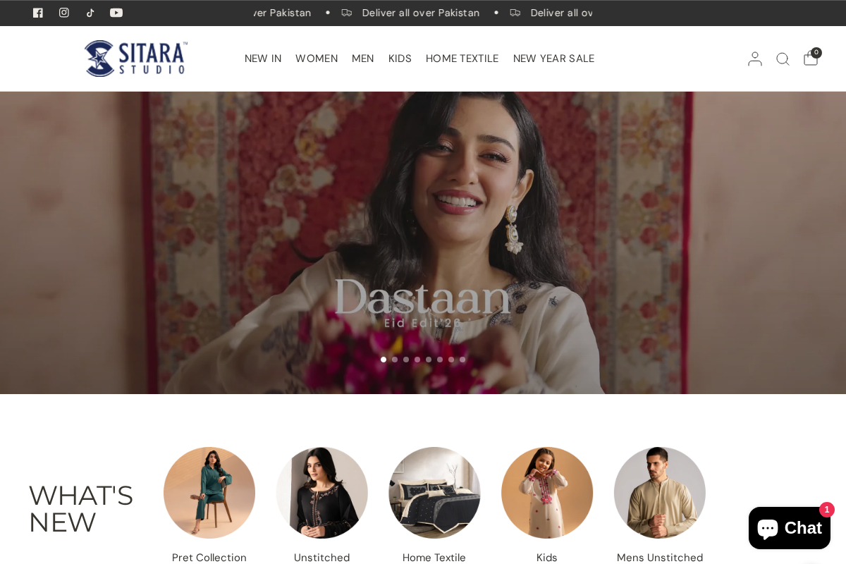 Sitarastudio homepage screenshot