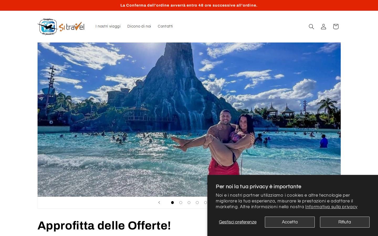 sitravelcasoria.it homepage screenshot